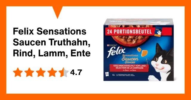 Immagine del prodotto Felix Sensations Saucen Truthahn, Rind, Lamm, Ente