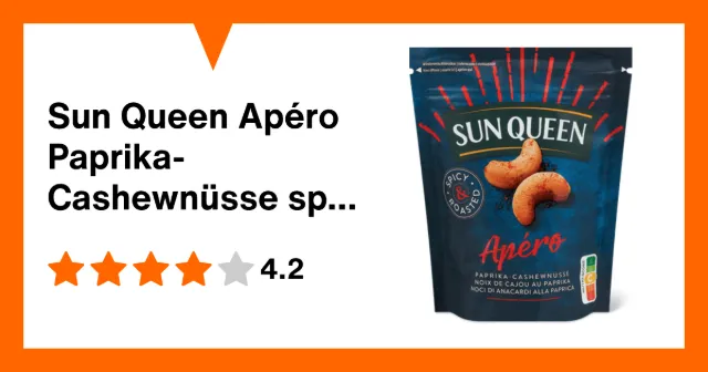 Produktbild zu Sun Queen Apéro Paprika-Cashewnüsse spicy & roasted