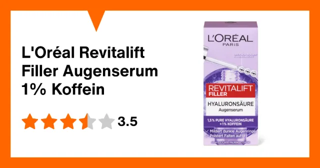 Produktbild zu L'Oréal Revitalift Filler Augenserum 1% Koffein