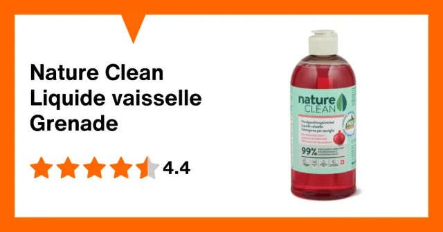 Image du produit Nature Clean Liquide vaisselle Grenade