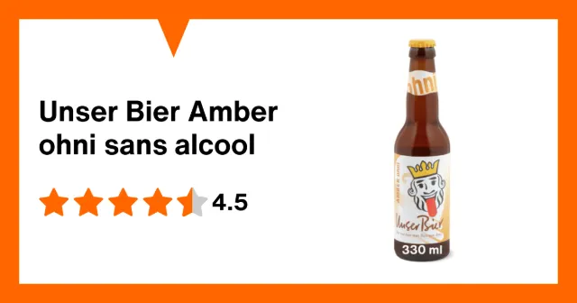 Produktbild zu Unser Bier Amber ohni sans alcool