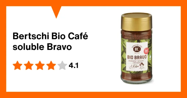 Image du produit Bertschi Bio Café soluble Bravo