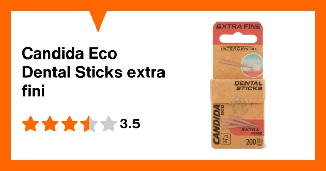 Image du produit Candida Eco Dental Sticks extra fini