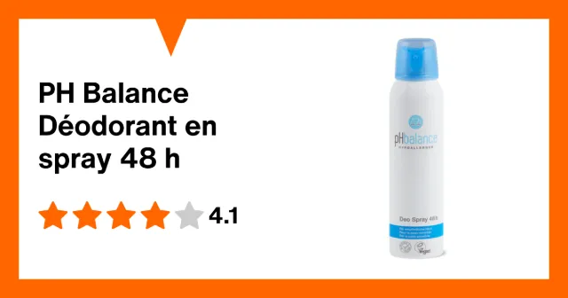 Immagine del prodotto PH Balance Déodorant en spray 48 h