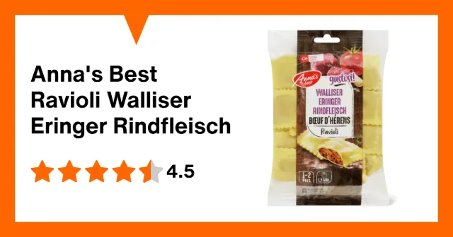 Image du produit Anna's Best Ravioli Walliser Eringer Rindfleisch