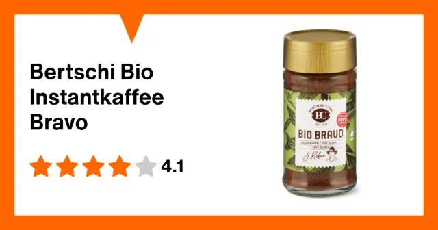 Image du produit Bertschi Bio Instantkaffee Bravo