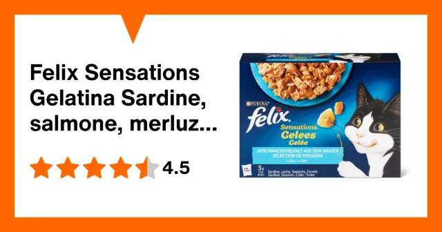 Immagine del prodotto Felix Sensations Gelatina Sardine, salmone, merluzzo nero, trota