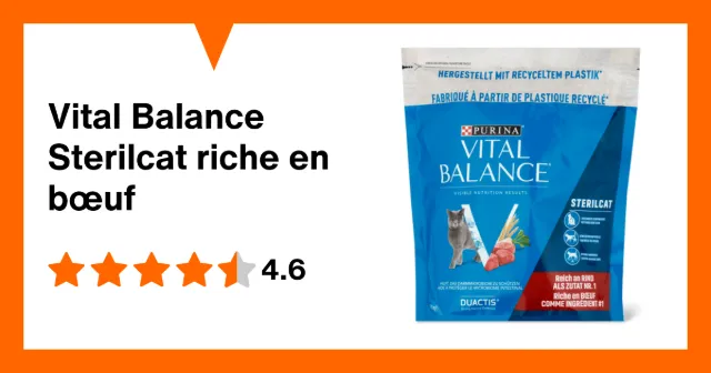 Produktbild zu Vital Balance Sterilcat riche en bœuf