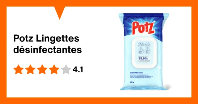 Produktbild zu Potz Desinfektionstücher