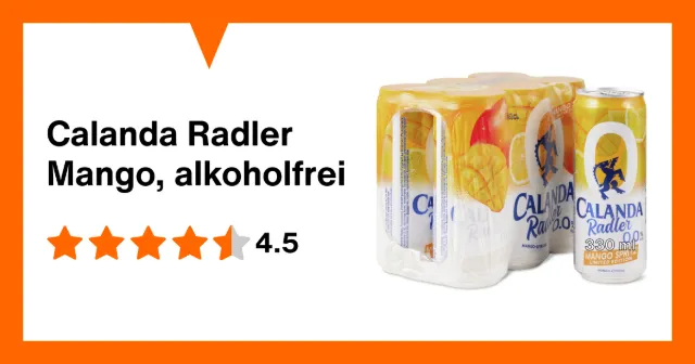 Image du produit Calanda Radler Mango, alkoholfrei