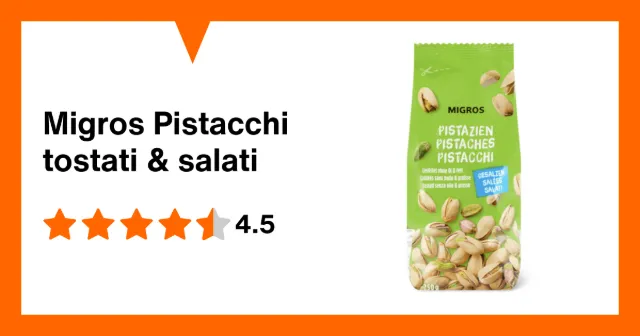 Immagine del prodotto Migros Pistacchi tostati & salati