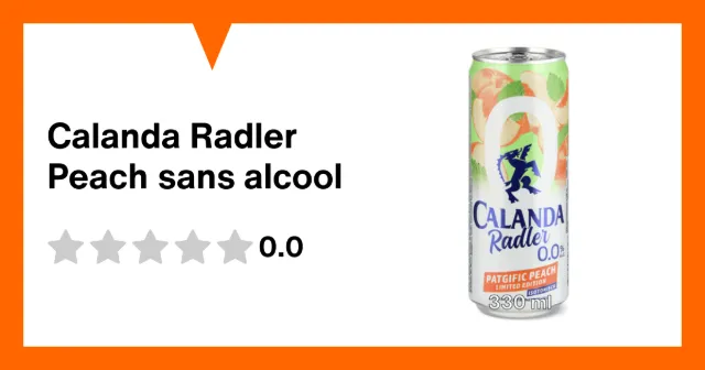Image du produit Calanda Radler Peach sans alcool