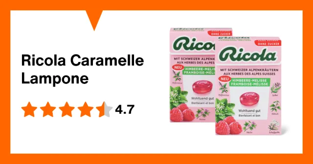 Image du produit Ricola Caramelle Lampone