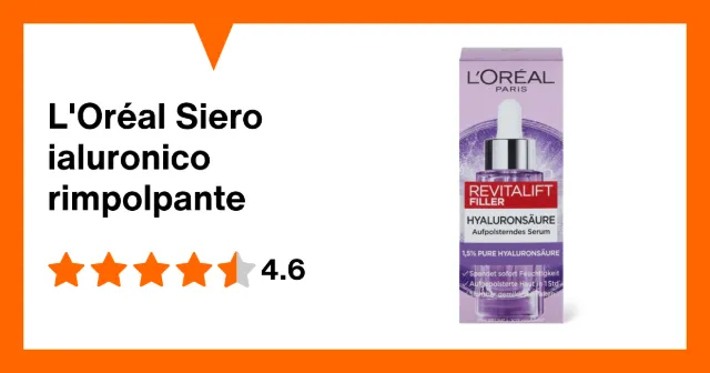 Immagine del prodotto L'Oréal Siero ialuronico rimpolpante