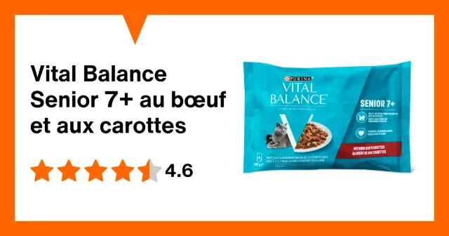 Image du produit Vital Balance Senior 7+ au bœuf et aux carottes