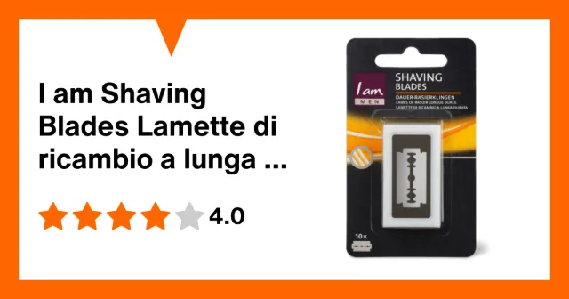 Image du produit I am Shaving Blades Lamette di ricambio a lunga durata