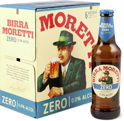 Immagine del prodotto Birra Moretti Bière Zero sans alcool
