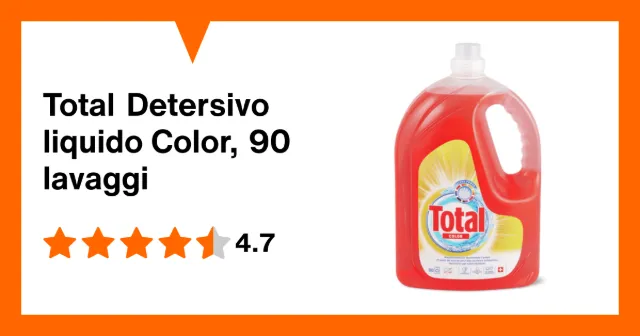 Immagine del prodotto Total Detersivo liquido Color, 90 lavaggi
