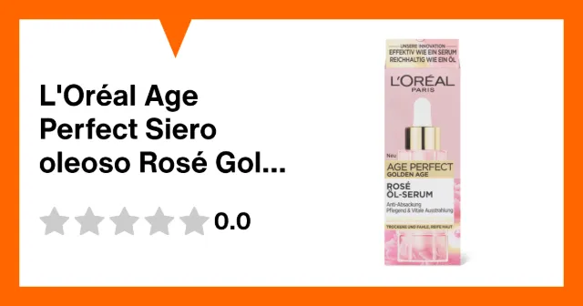Immagine del prodotto L'Oréal Age Perfect Siero oleoso Rosé Golden Age