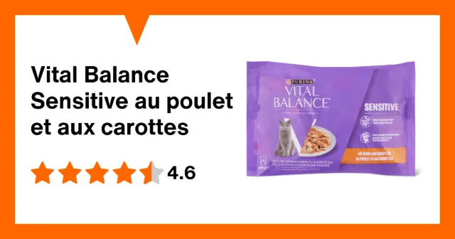 Produktbild zu Vital Balance Sensitive au poulet et aux carottes
