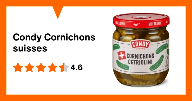 Produktbild zu Condy Cornichons suisses