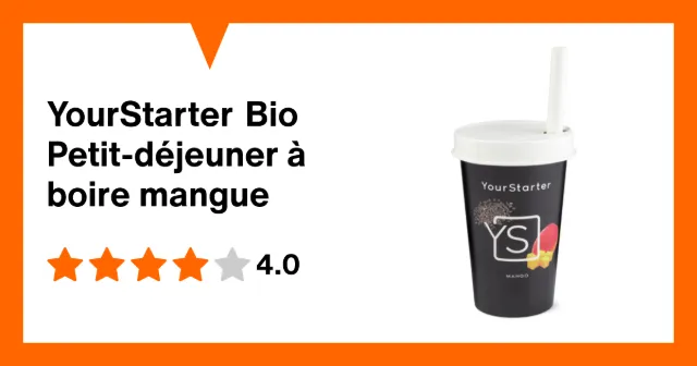 Produktbild zu YourStarter Bio Petit-déjeuner à boire mangue