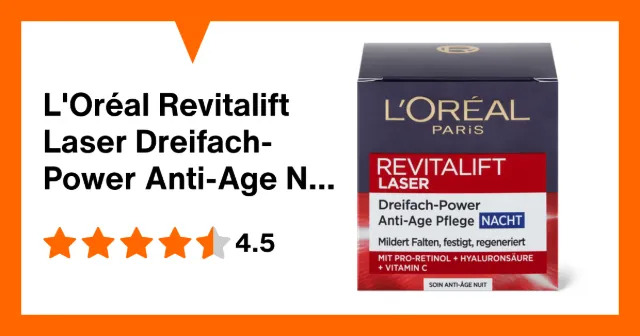 Immagine del prodotto L'Oréal Revitalift Laser Dreifach-Power Anti-Age Nachtpflege