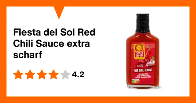 Image du produit Fiesta del Sol Red Chili Sauce extra scharf