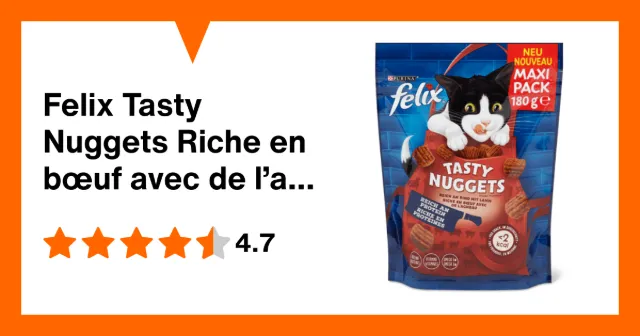 Image du produit Felix Tasty Nuggets Riche en bœuf avec de l’agneau