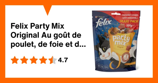 Immagine del prodotto Felix Party Mix Original Au goût de poulet, de foie et de dinde