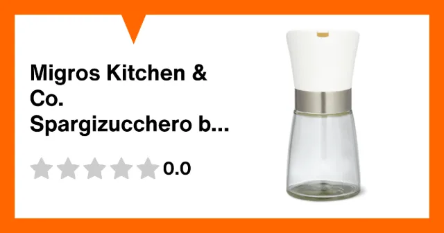 Immagine del prodotto Migros Kitchen & Co. Spargizucchero bianco, 6,7 x 15 cm