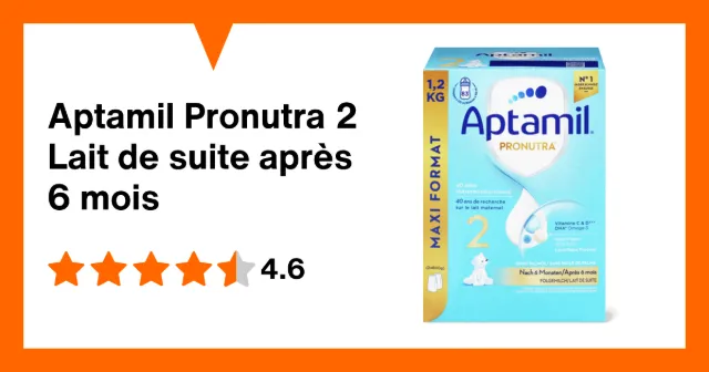 Produktbild zu Aptamil Pronutra 2 Lait de suite après 6 mois