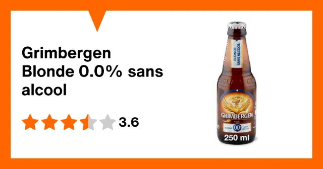 Image du produit Grimbergen Blonde 0.0% sans alcool