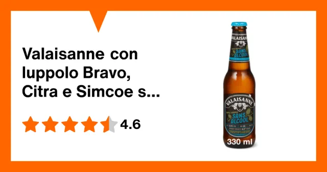 Produktbild zu Valaisanne con luppolo Bravo, Citra e Simcoe senz'alcol