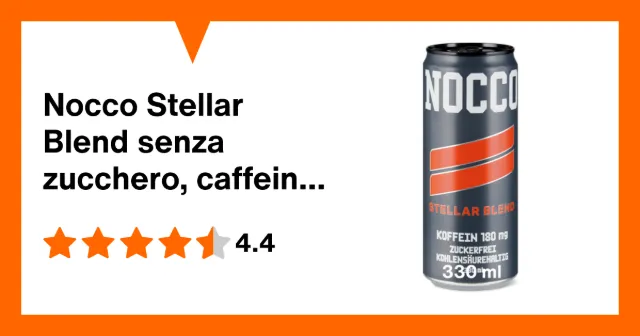Immagine del prodotto Nocco Stellar Blend senza zucchero, caffeinato 180 mg