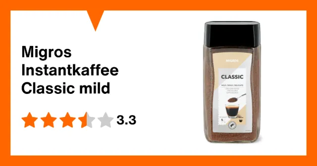 Immagine del prodotto Migros Instantkaffee Classic mild