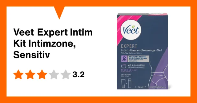 Produktbild zu Veet Expert Intim Kit Intimzone, Sensitiv