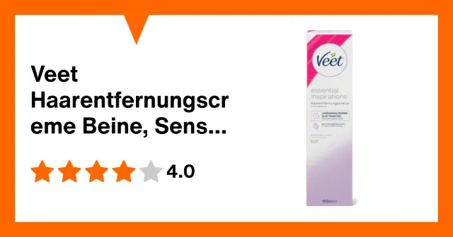 Produktbild zu Veet Haarentfernungscreme Beine, Sensitiv