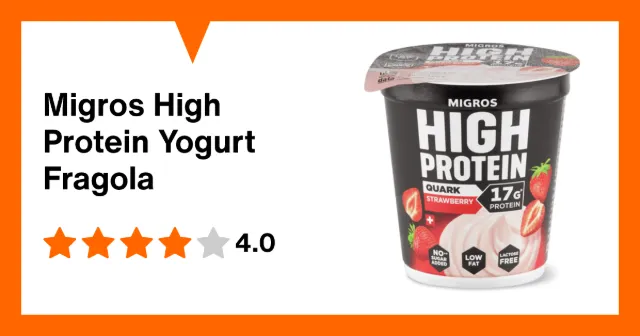 Immagine del prodotto Migros High Protein Yogurt Fragola