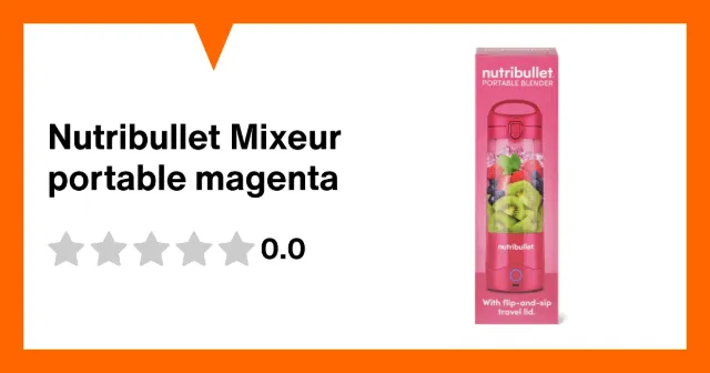 Immagine del prodotto Nutribullet Mixeur portable magenta