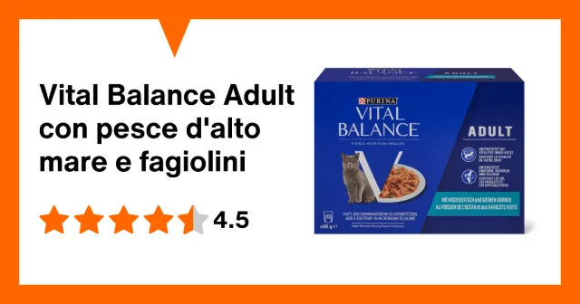 Produktbild zu Vital Balance Adult con pesce d'alto mare e fagiolini