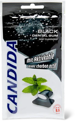Produktbild zu Candida Black Dental Gum Menta, con carbone attivo