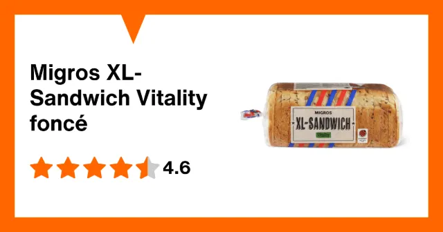 Image du produit Migros XL-Sandwich Vitality foncé