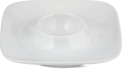 Immagine del prodotto Migros Kitchen & Co. Piatto per le uova bianco, 11,5 x 11,5 cm