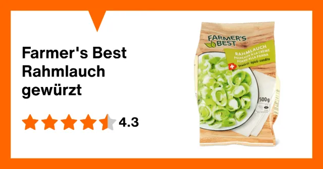 Produktbild zu Farmer's Best Rahmlauch gewürzt