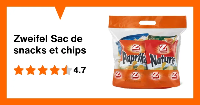 Image du produit Zweifel Sac de snacks et chips