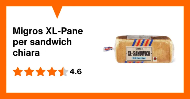 Image du produit Migros XL-Pane per sandwich chiara