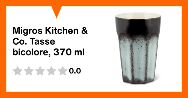 Immagine del prodotto Migros Kitchen & Co. Tasse bicolore, 370 ml