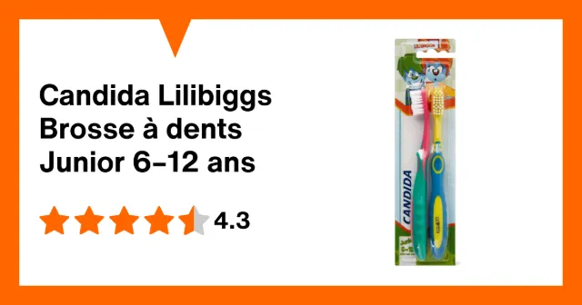 Image du produit Candida Lilibiggs Brosse à dents Junior 6–12 ans