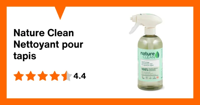 Image du produit Nature Clean Nettoyant pour tapis